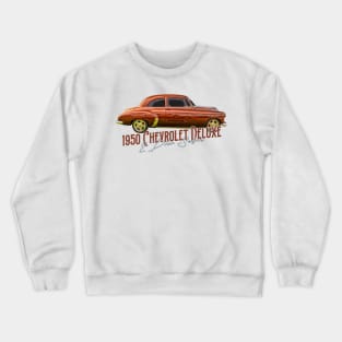 1950 Chevrolet DeLuxe 2 Door Sedan Crewneck Sweatshirt